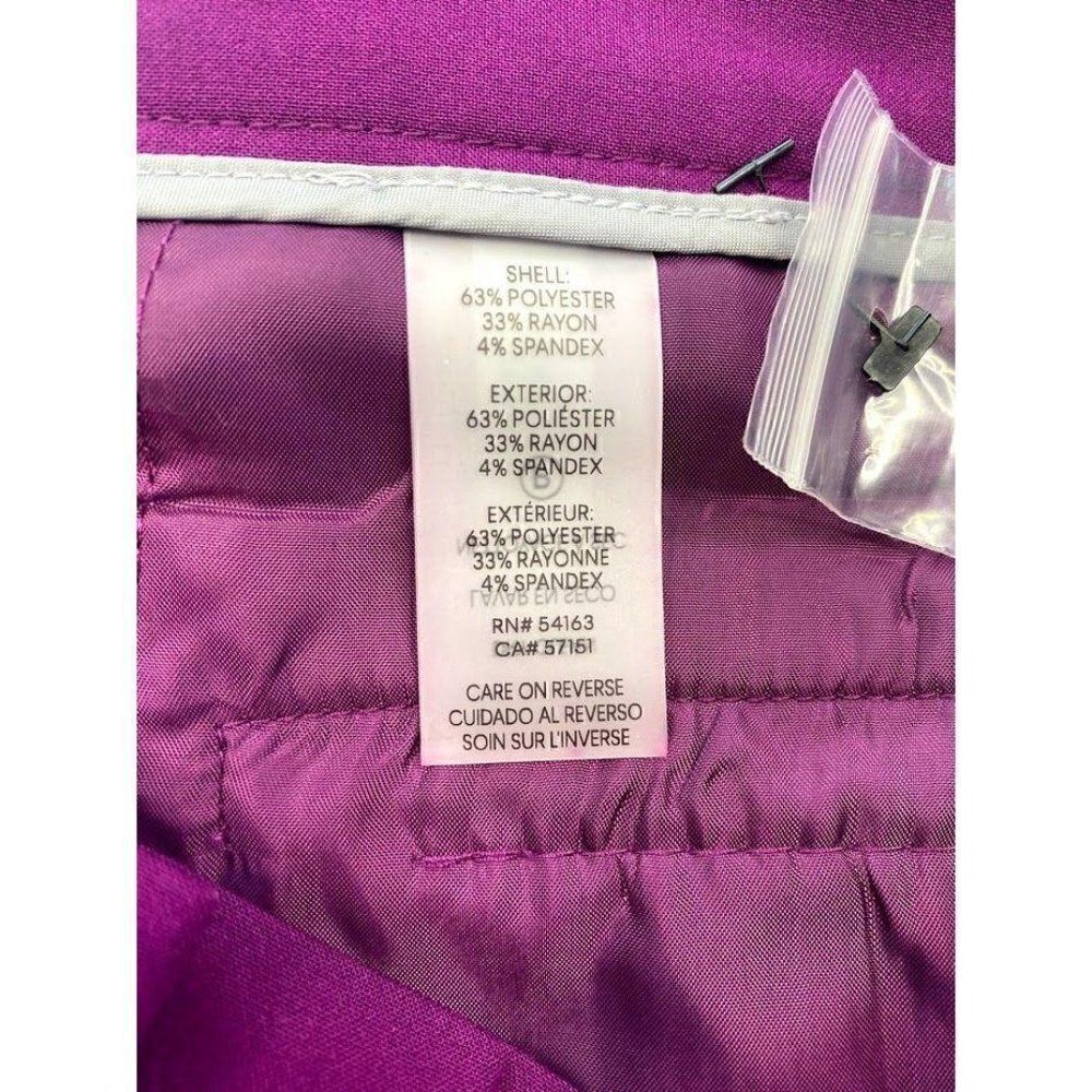 Calvin‎ Klein Skinny Ankle Pants 2 Petite XS Purple - Picture 8 of 11
